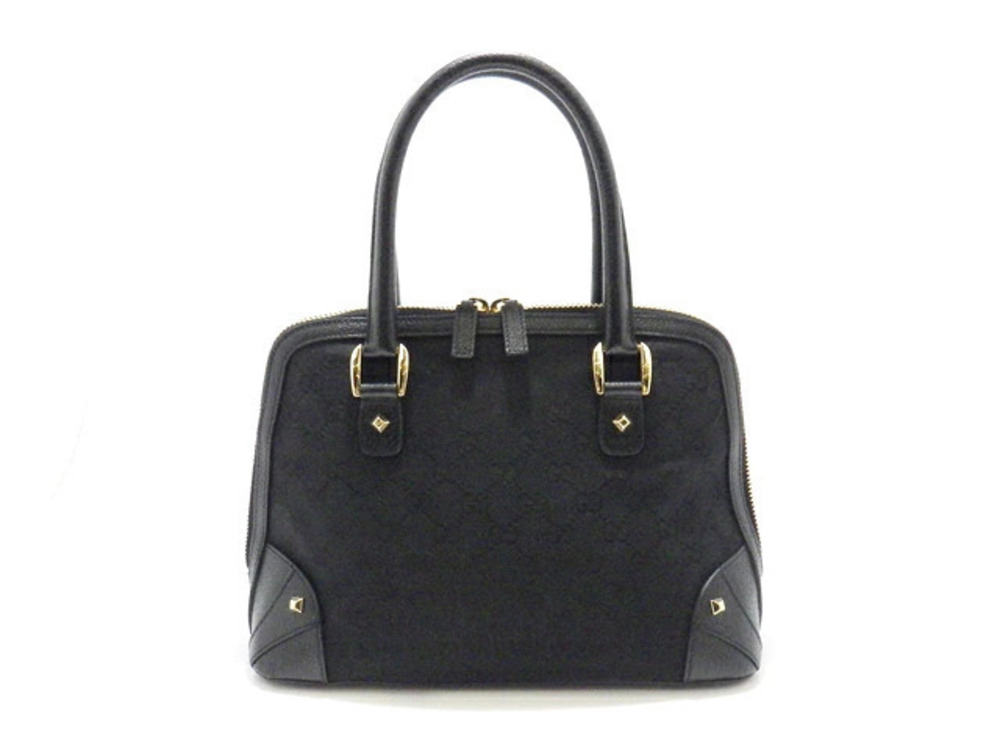 Gucci Handbag GG Canvas Black